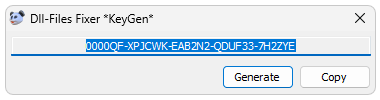 Активация Dll Files Fixer