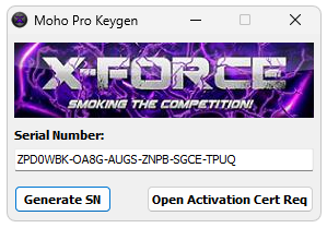 Активация Moho Pro