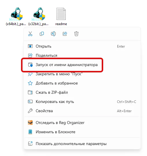 Активация Reg Organizer