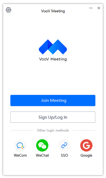 Авторизация в Voov Meeting