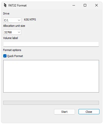 FAT32format