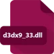 Иконка D3dx9 33.dll