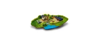 Иконка Ландшафтный Дизайн 3d