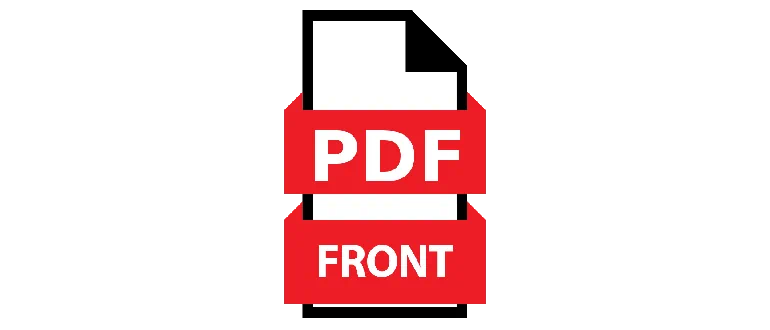 Иконка PDF-Front
