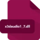 Иконка x3daudio1_7.dll