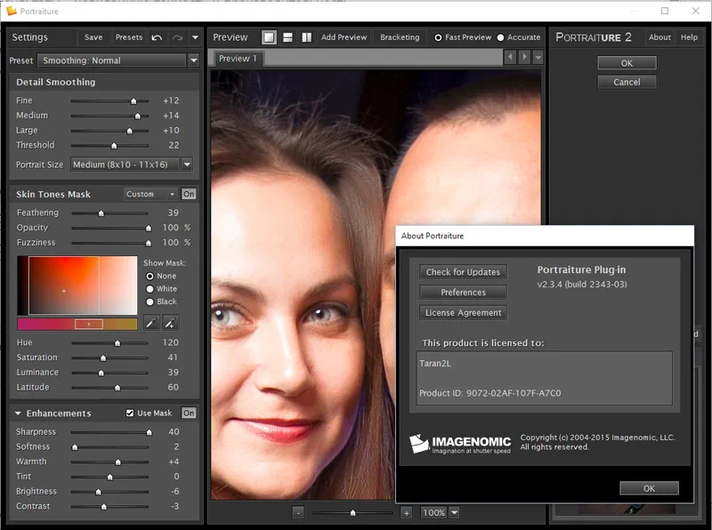 Imagenomic Portraiture