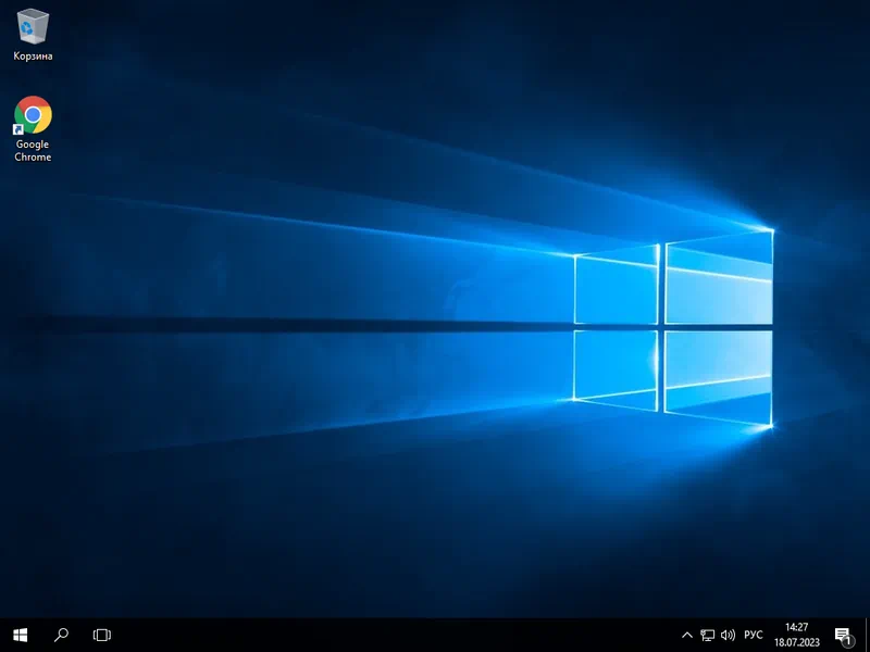 Интерфейс Windows 10 Education