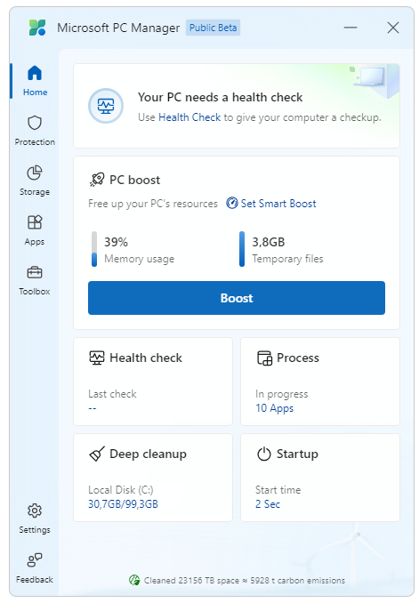 Microsoft Pc Manager