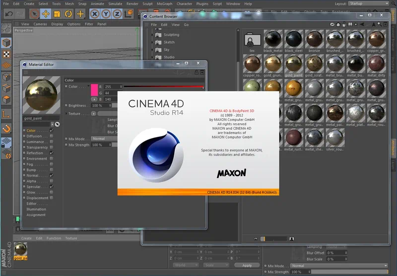 ПО Cinema 4D R14