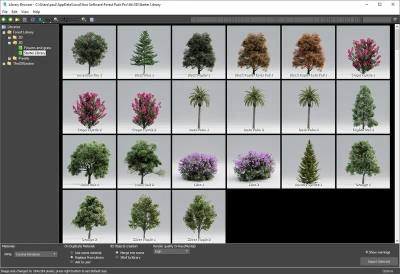 Программа Forest Pack