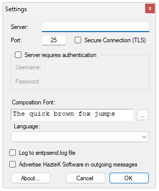 Программа Smtp Mail Sender