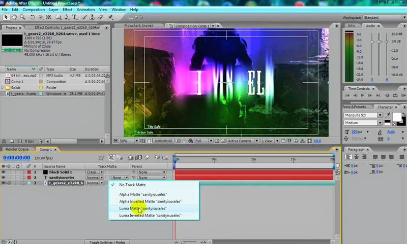 Работа с Adobe After Effects CS3
