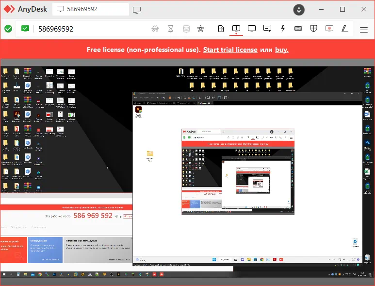 Работа с AnyDesk