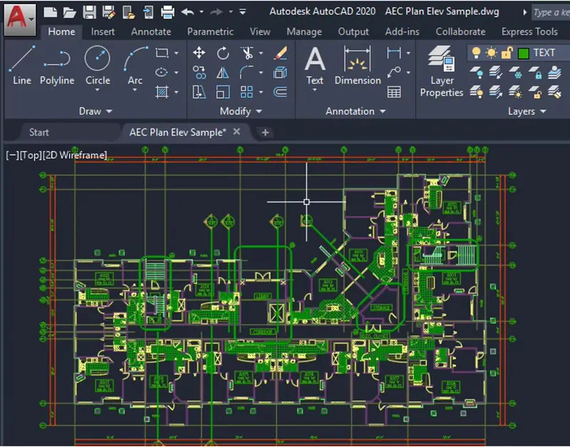 Работа с AutoCAD
