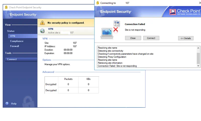 Работа с Check Point Endpoint Security VPN
