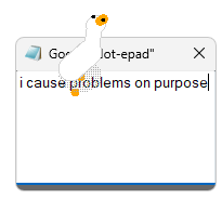 Работа с Desktop Goose