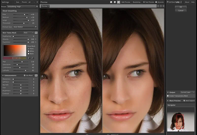 Работа с Imagenomic Portraiture