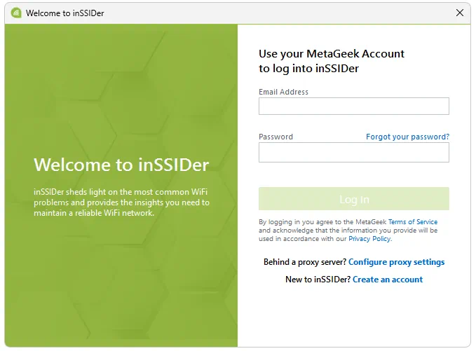 Работа с Inssider
