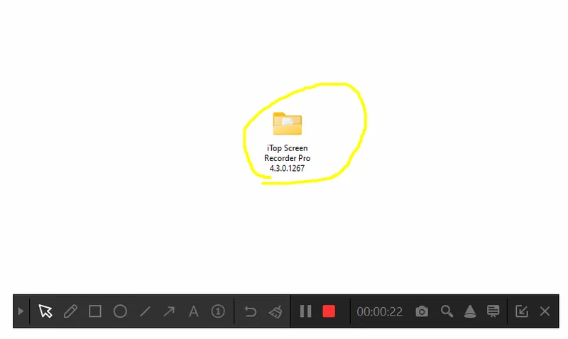 Работа с Itop Screen Recorder