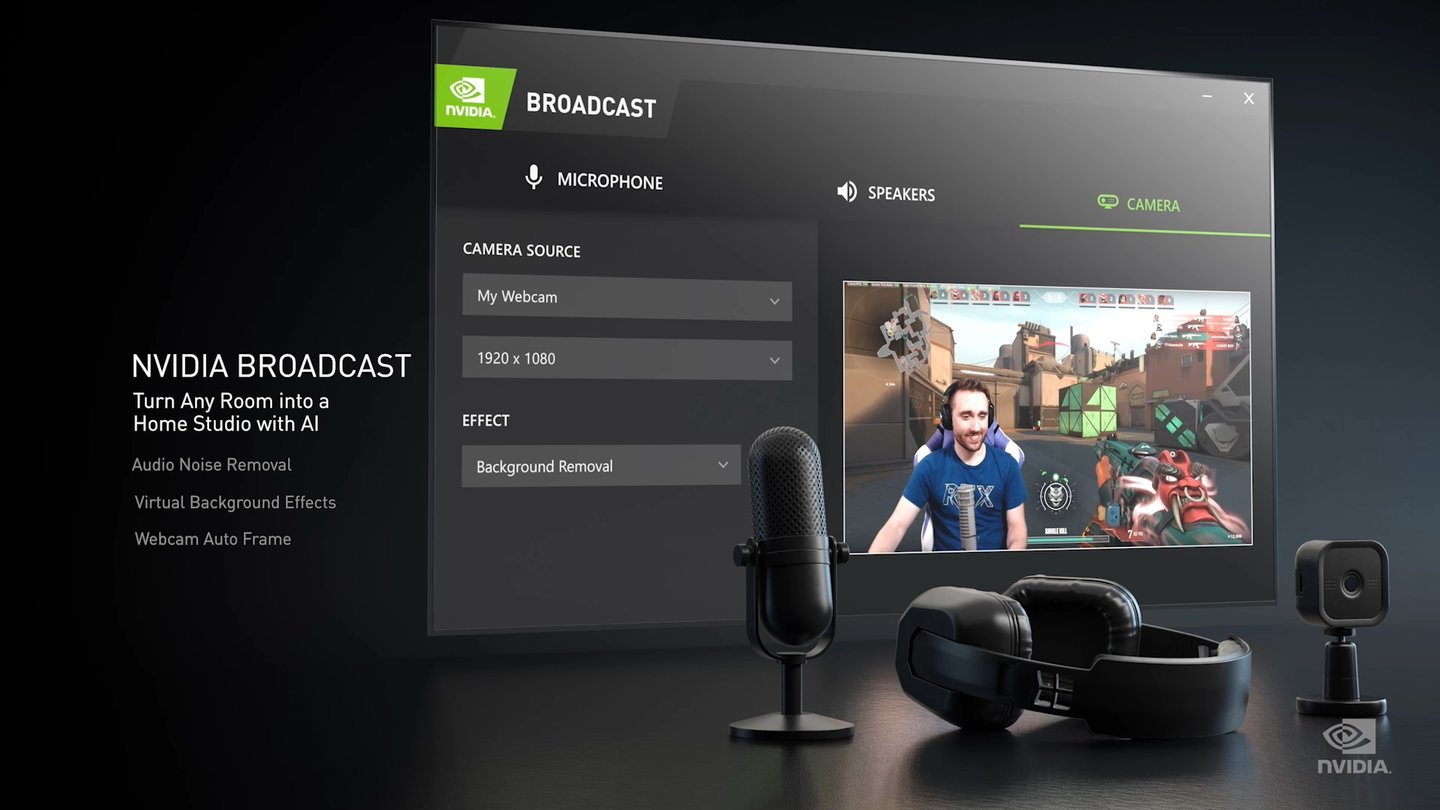 Работа с Nvidia Broadcast