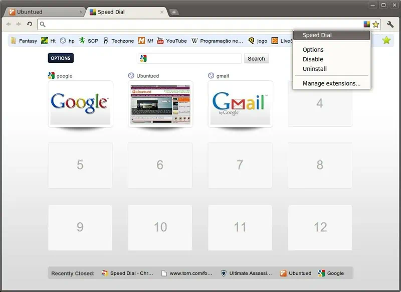 Работа с Speed Dial