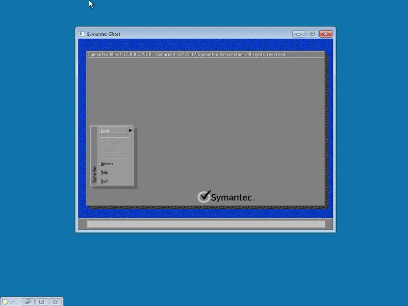 Работа с Symantec Ghost Solution BootCD