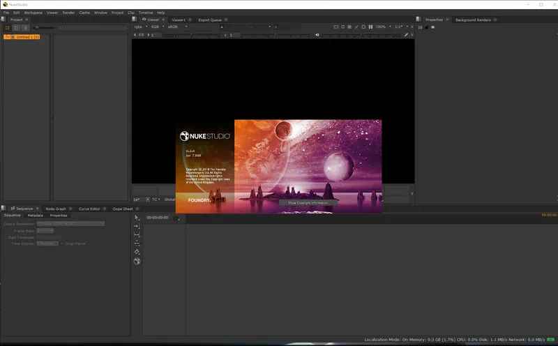 Работа с The Foundry Nuke Studio