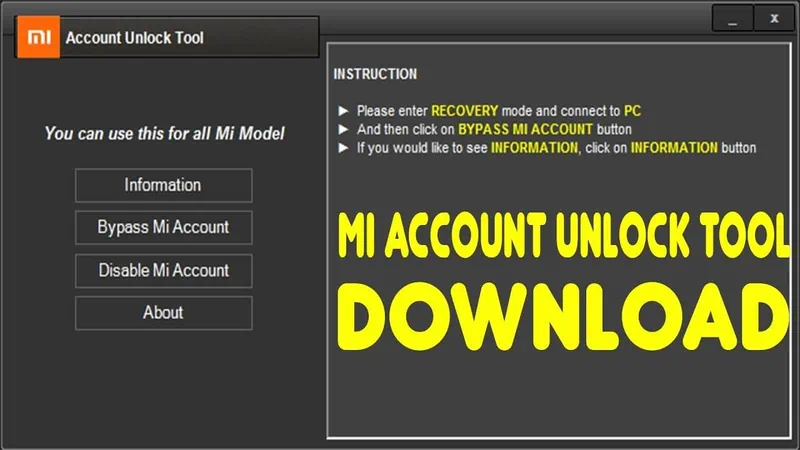 Работа с UnlockTool
