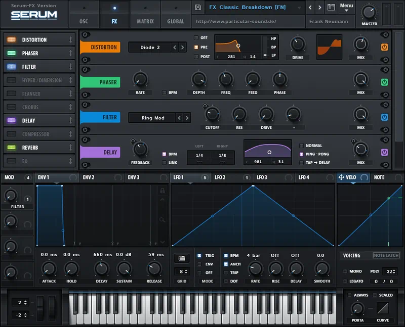 Работа с Xfer Records Serum