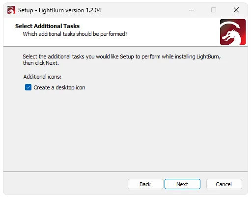 Установка LightBurn