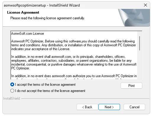 Установка Asmwsoft Pc Optimizer