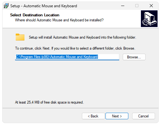 Установка Automatic Mouse and Keyboard