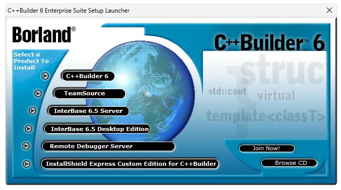 Установка Borland C++ Builder