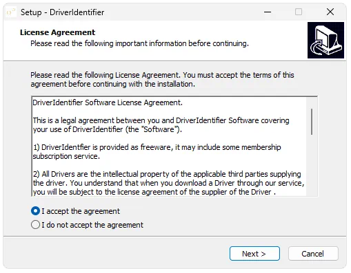 Установка Driver Identifier