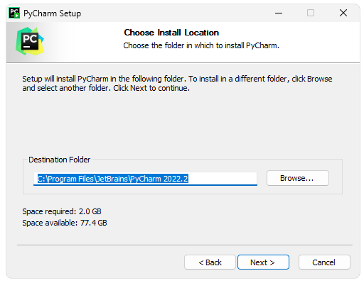Установка JetBrains PyCharm
