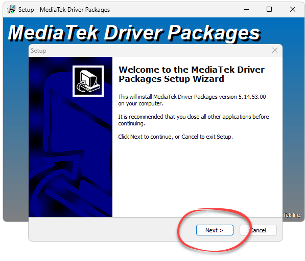 Установка MT65xx Preloader Driver