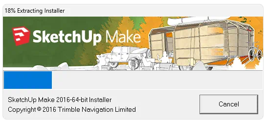 Установка SketchUp Make