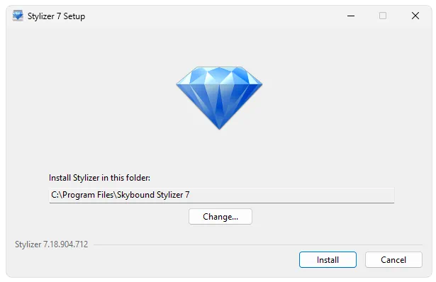 Установка Stylizer