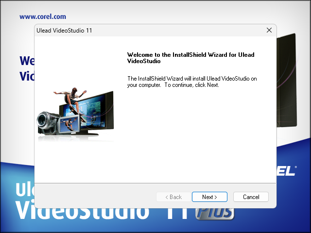 Установка Ulead Videostudio