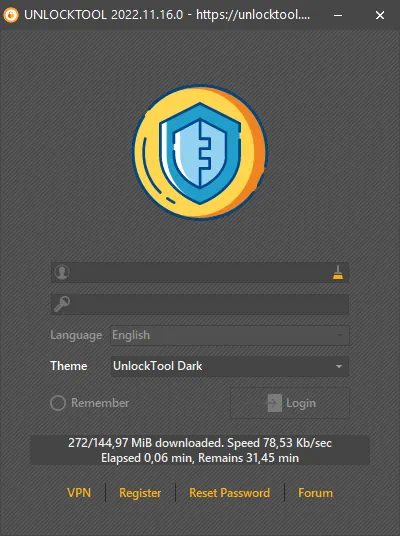 Установка UnlockTool