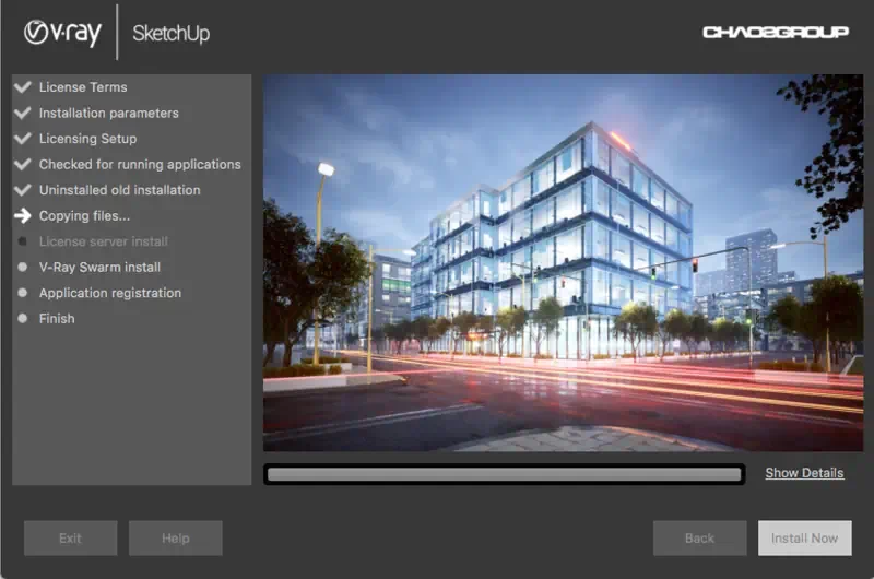 Установка V Ray For Sketchup