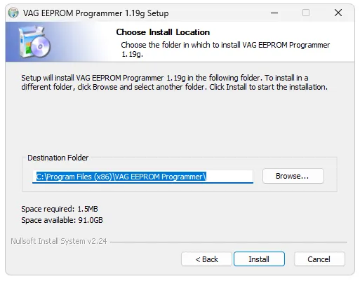Установка Vag Eeprom Programmer
