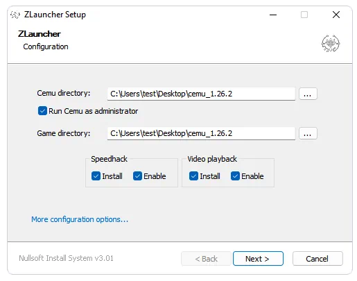 Установка Zlauncher