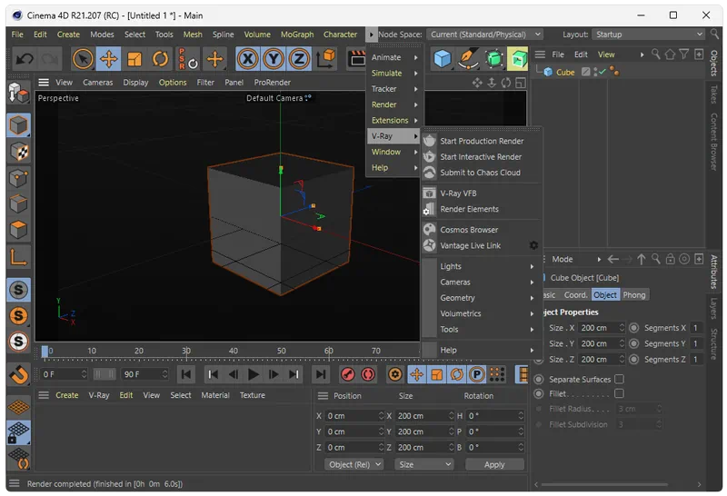 V-Ray для Cinema 4D
