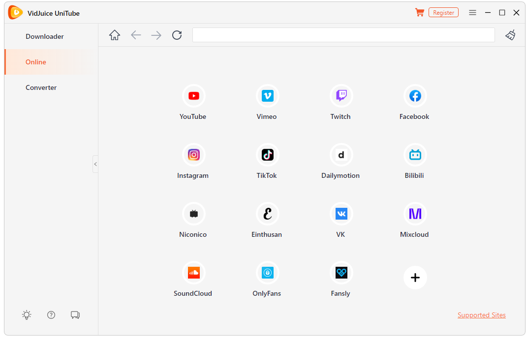 Возможности Vidjuice Unitube