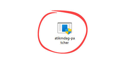 Запуск Atikmdag Patcher