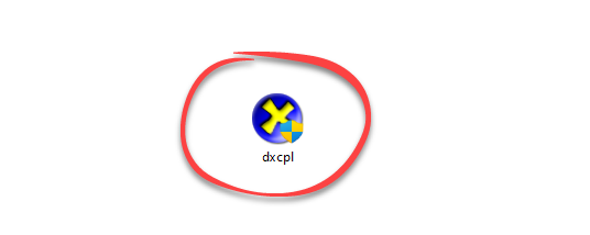 Запуск Dxcpl.exe
